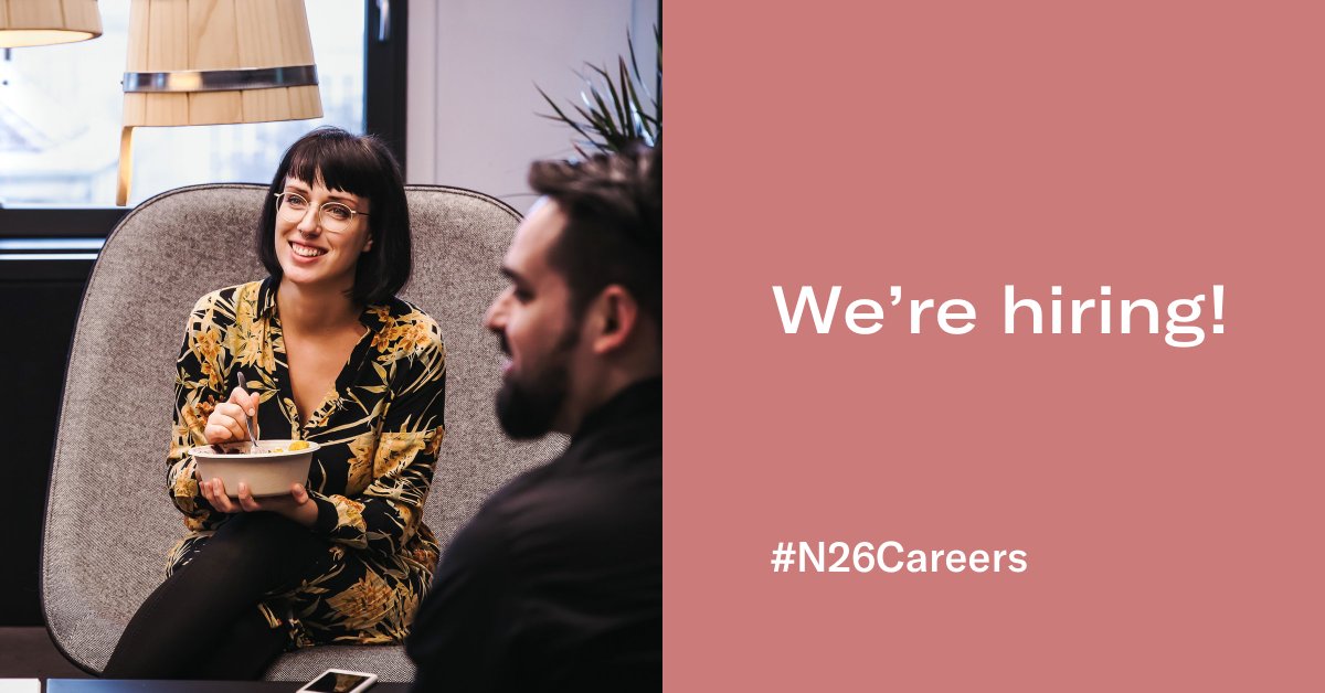 2.3 million customers in 24 countries, over 700 employees spanning 50+ nationalities, $300 million in Series D funding round and much more. Want to join the mobile bank the world loves to use in #Berlin, #Barcelona or #NewYork? Apply here: grnh.se/35ec745a1 #N26careers