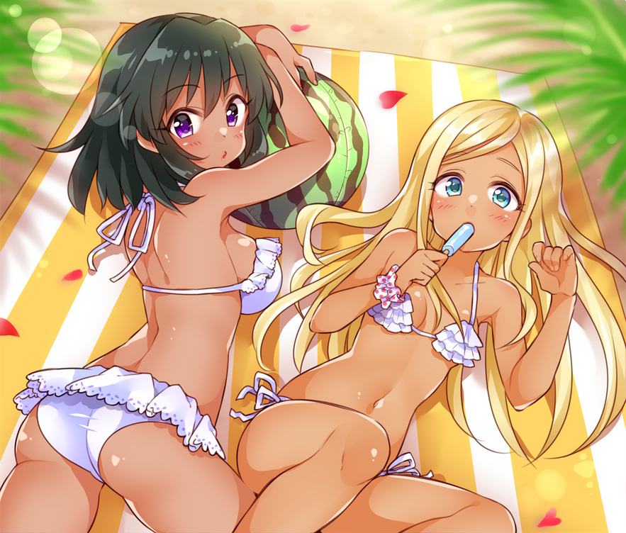 ナターリア(シンデレラガールズ) 「ソルカマル結成二周年おめでとう!大好きだ 」|虎んとのイラスト