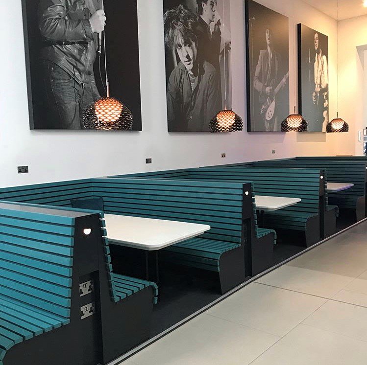 abflooringltd's tweet photo. IQ Students, Hammersmith. Forbo products throughout, Tessera Layout &amp; Outline plank carpet tiles, Marmoleum to study booths &amp; Flotex concrete planks #forboflooring #IQStudents 1/2 https://t.co/0l3cXDpMPS
