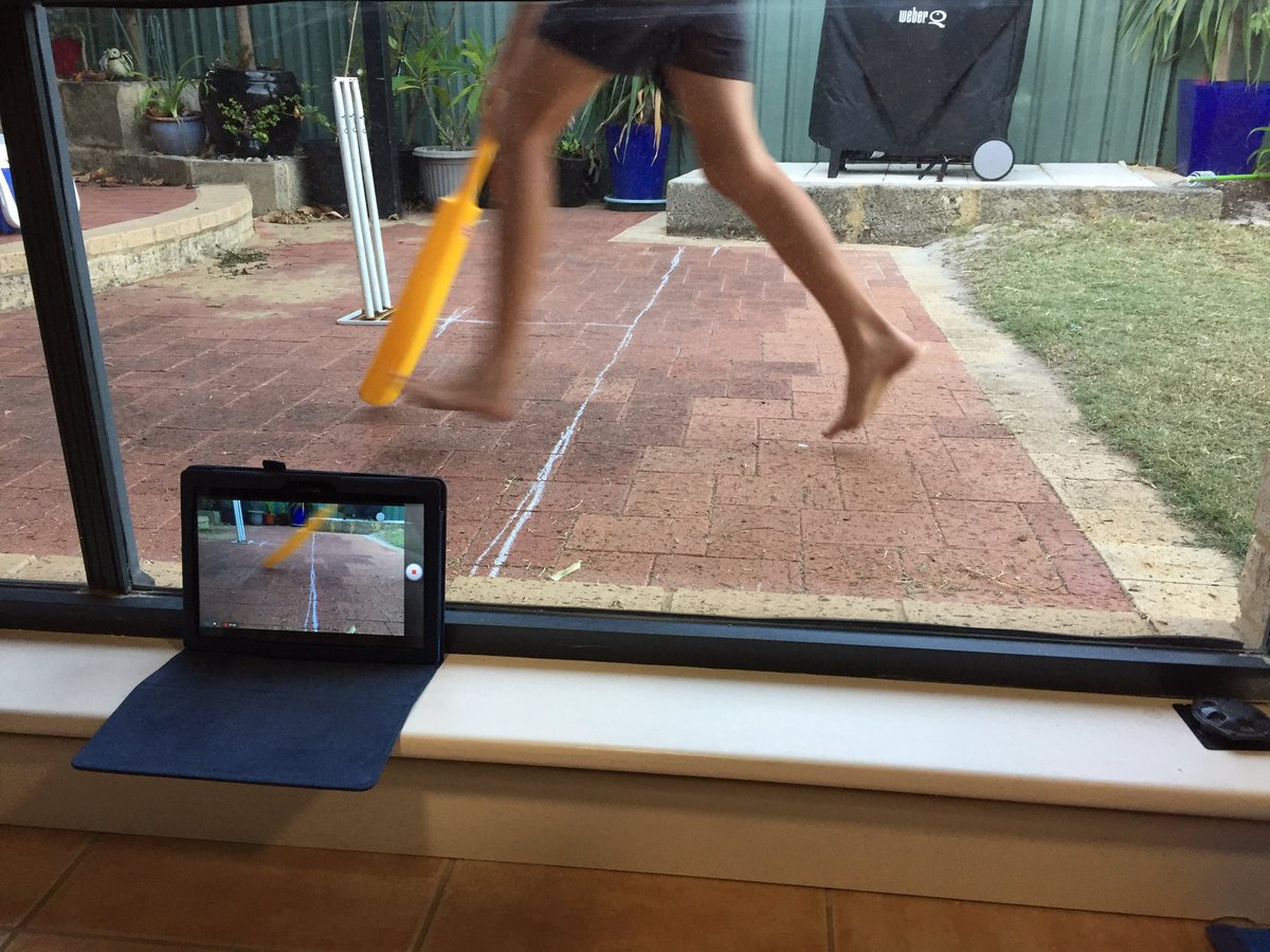 Does anyone else use a 3rd Umpire for their backyard cricket... my boys do... ridiculous but keeps the peace... #stoptherunoutarguements