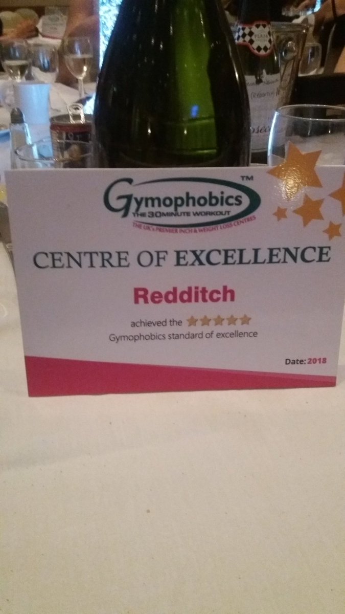 RedditchGymo's tweet photo. At our National Awards we achieved the 5 star centre of excellence! #WorcestershireHour #redditch #Worcestershire #LadiesGym #gymophobics #awards #inchloss #weightloss #CentreOfExcellence https://t.co/q6ELllCeum