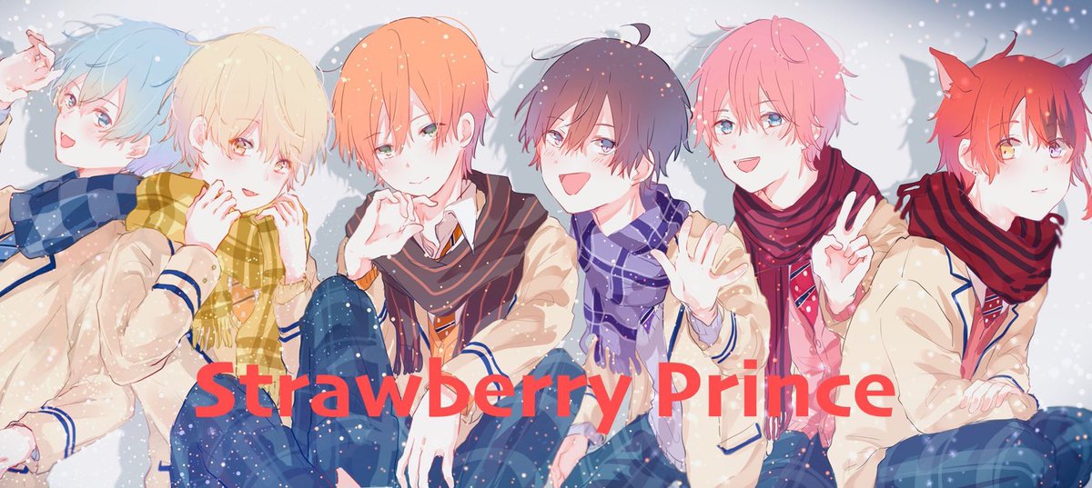 multiple boys male focus heterochromia scarf 6+boys blonde hair red hair  illustration images