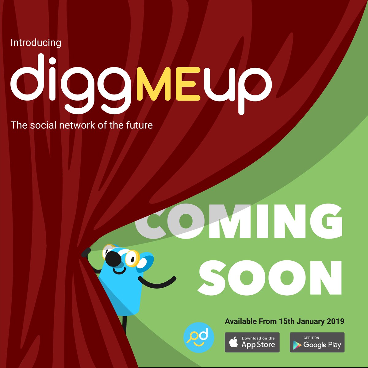 diggmeup's tweet photo. Introducing the Social network of the futue Diggmeup! #diggmeup #app #FutureIsHere #comingsoon #savethedate #15Jan #socialmedia #socialnetwork #AI #socialcard #savetrees #AllinOne #technology https://t.co/HSyf1epDhc