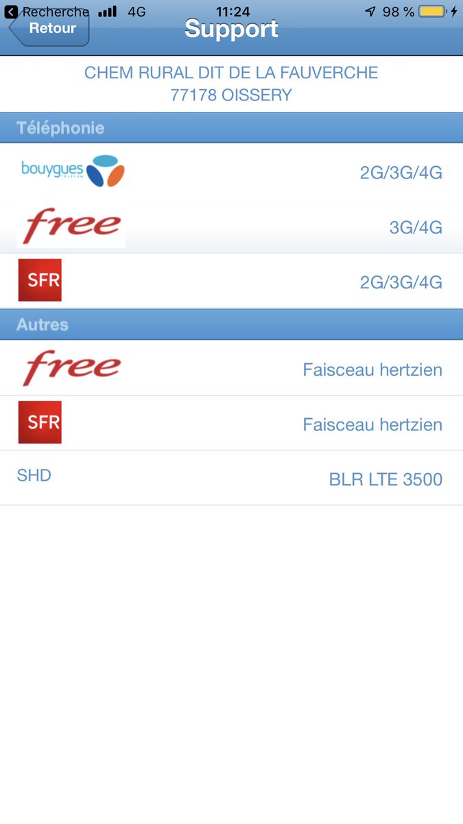 JusTheK's tweet image. @freemobile comment sait-on quand les fréquences 700mhz seront déployer sur la commune de @OisseryOfficiel ? Le 2600mhz ne couvre pas assez en indoor pour la #freeboxdelta #ltecoverage #fracturenumerique