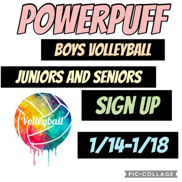 SIGN UP FOR POWEPUFF THIS WEEK!!