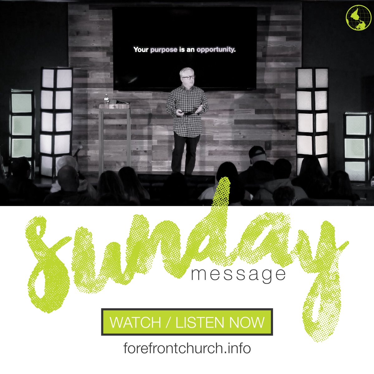 Forefront757's tweet photo. This week’s message from Dan Pollard is live. What was your takeaway from Sunday’s message? Watch/listen now at: https://t.co/GKdfAjSXmM
#purpose #weareforefront #forefront757 #virginiabeach #VA #757church https://t.co/P7soWoYgF1