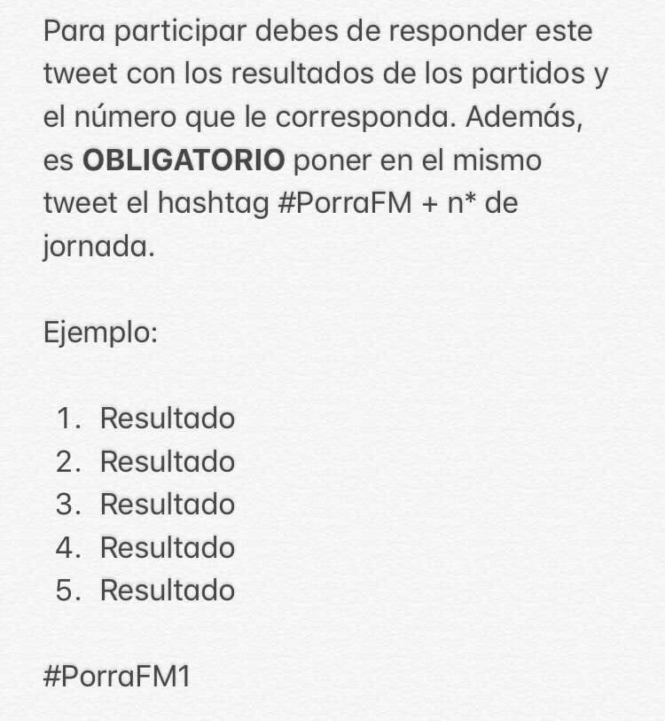 ¡Ya puedes participar en la #PorraFM23! 

La cosa está que arde 😉🔥.