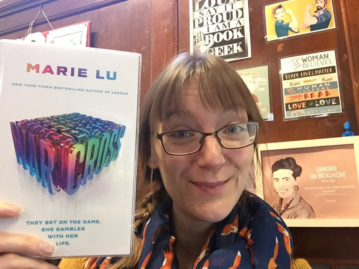 stedsLibrary1's tweet image. Everyone loves a story by @Marie_Lu! I devoured this in the holiday &amp;amp; it&apos;s already been on loan three times since we&apos;ve been back!

If you love #gaming #thrillers or #hackerstories this is the book for you!

Get it while it&apos;s still on the shelf!

#YourLibrarianIsAGamer #AlphaNerd
