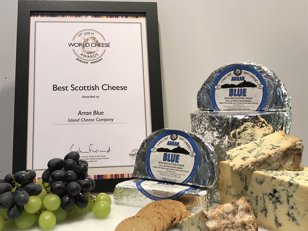 TasteArran's tweet photo. We all love a blue Monday!
#ArranBlue #BestScottishCheese https://t.co/Rsu5V3EqUG