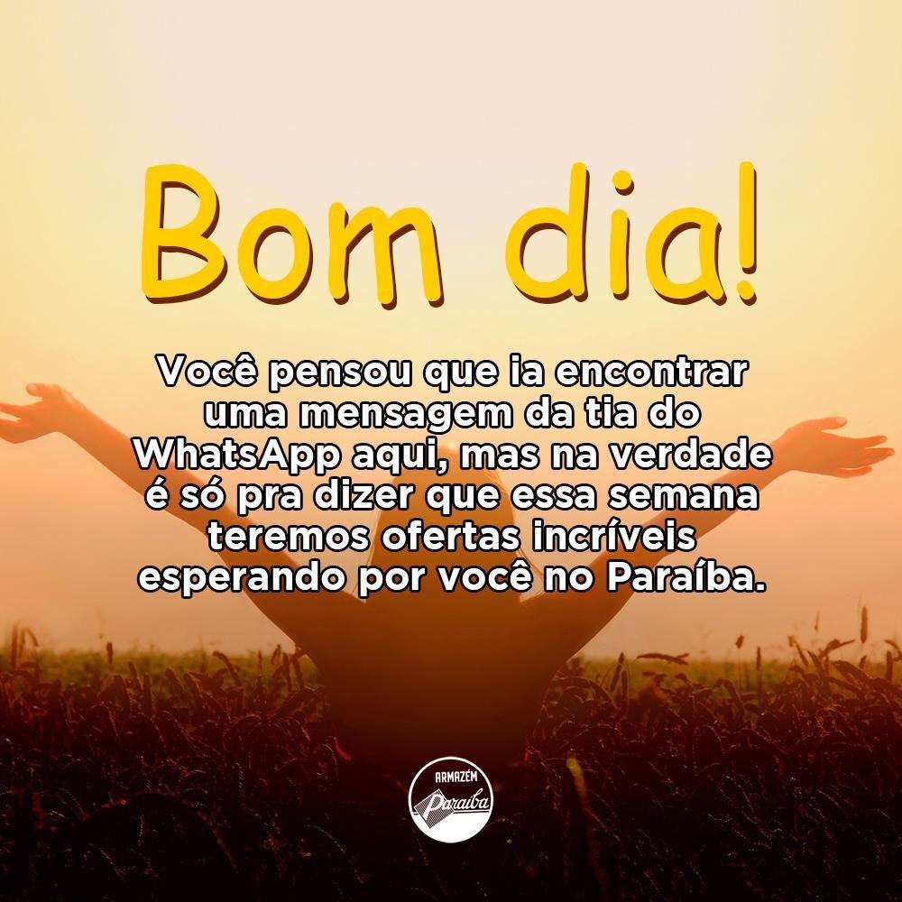 Armazém Paraíba on Twitter: Armazém Paraíba on Twitter: