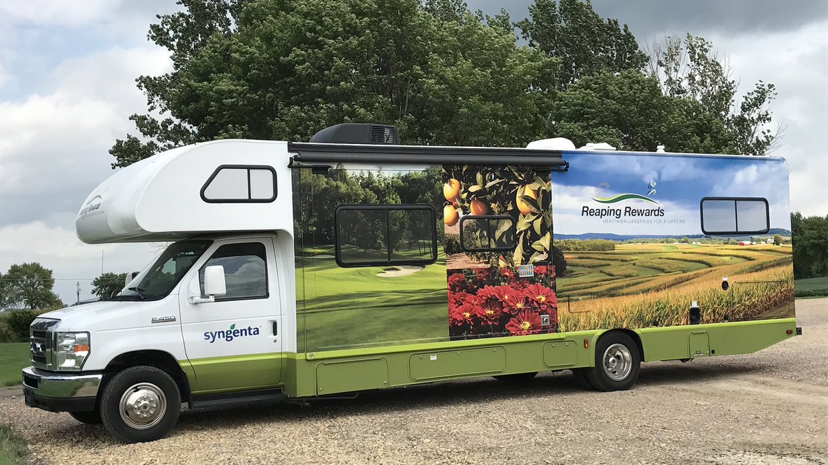 You take care of your turf. Now take care of yourself.

Stop by the Syngenta Mobile Wellness Unit for a FREE checkup during #GIS19. Sign up: ow.ly/Eo8N30n3Gi6"