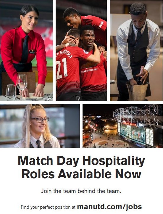 JCPinManchester's tweet image. Looking for evening and weekend work?

Matchday Hospitality roles are available @ManUtd #OldTrafford

See: ow.ly/gwnH30niJz2

#HospitalityJobs #TraffordJobs