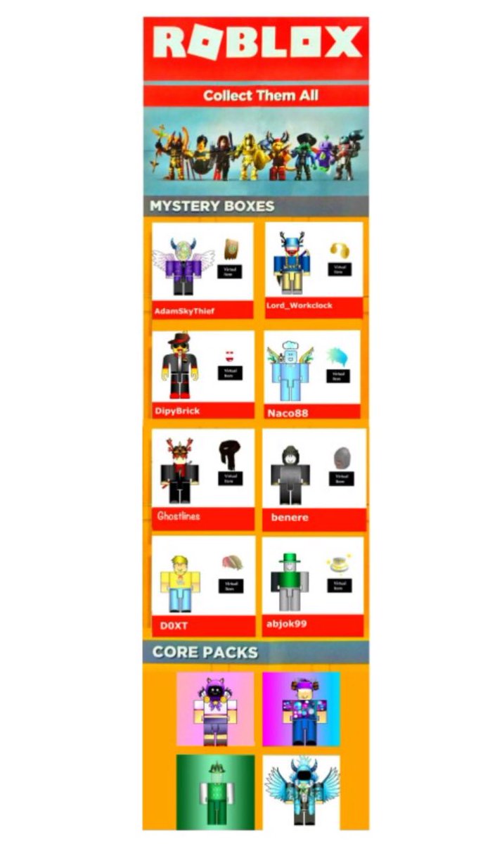 Lily On Twitter New Roblox Toys Checklist For Rtc - series 6 roblox toys