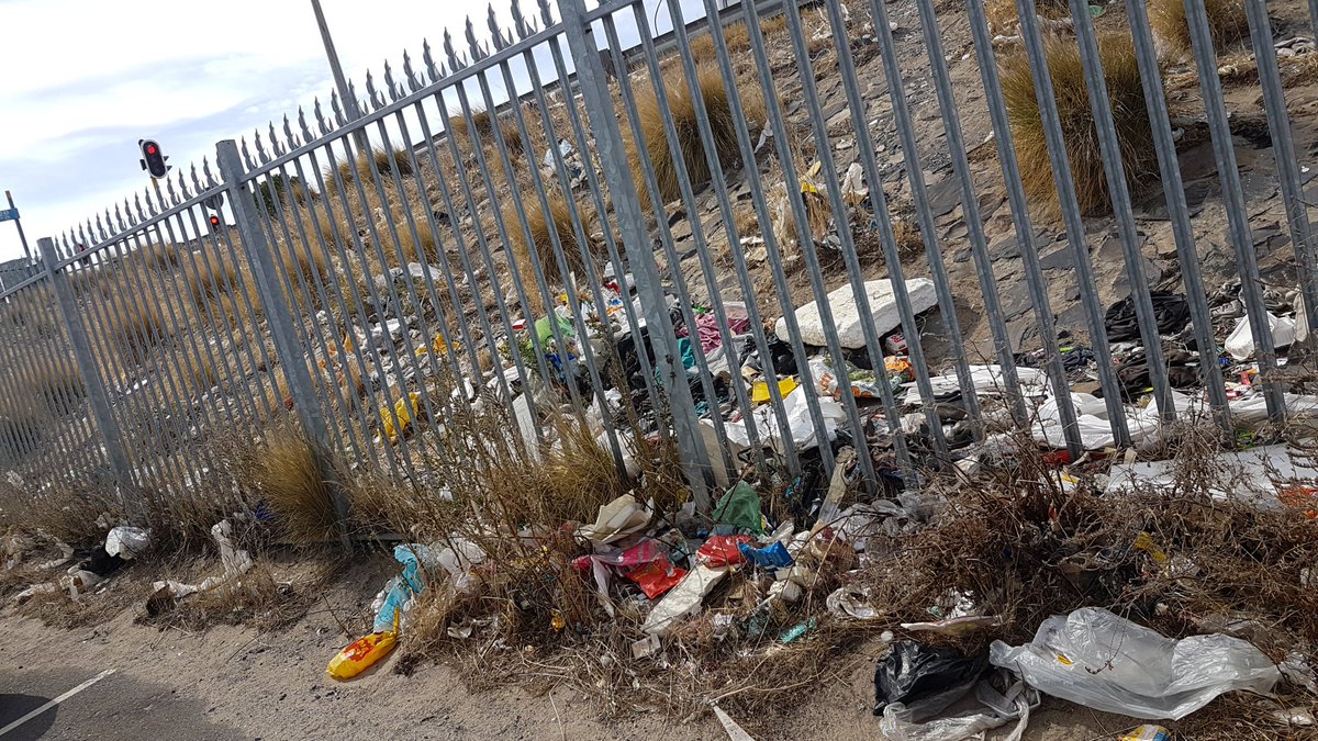 Working in Woodstock, Cape Town I am regularly astonished by the amount of rubbish and litter on the streets. This particular pile has been gathering  Beach Road since December '18 and nothing has been done about it. Come on <a href="/CityofCT/">City of Cape Town</a>