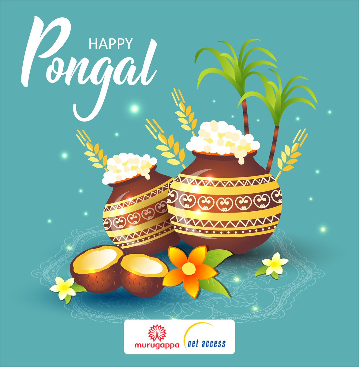 NetAccessLtd's tweet image. Wishing everyone a very happy Pongal #NetAccess #Murugappagroup