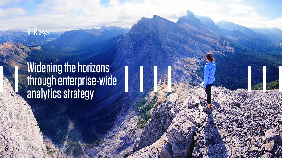 Infosys's tweet image. Having an enterprise-wide analytics strategy in place has navigated the next for more than 85% of the surveyed organizations. Know more about this. infy.com/2RtSgKk