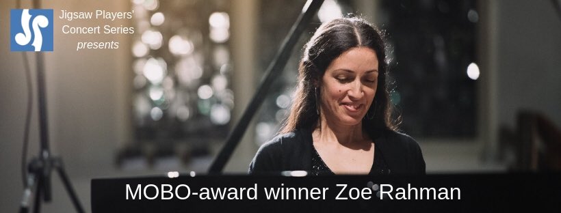 We are thrilled to welcome once again the incredible <a href="/zoe_rahman/">Zoe Rahman</a> in the magical setting of Southside House for our Jigsaw #Jazz evening. Saturday 9th February, 7.30pm. Book now to avoid disappointment! jigsawplayers.co.uk