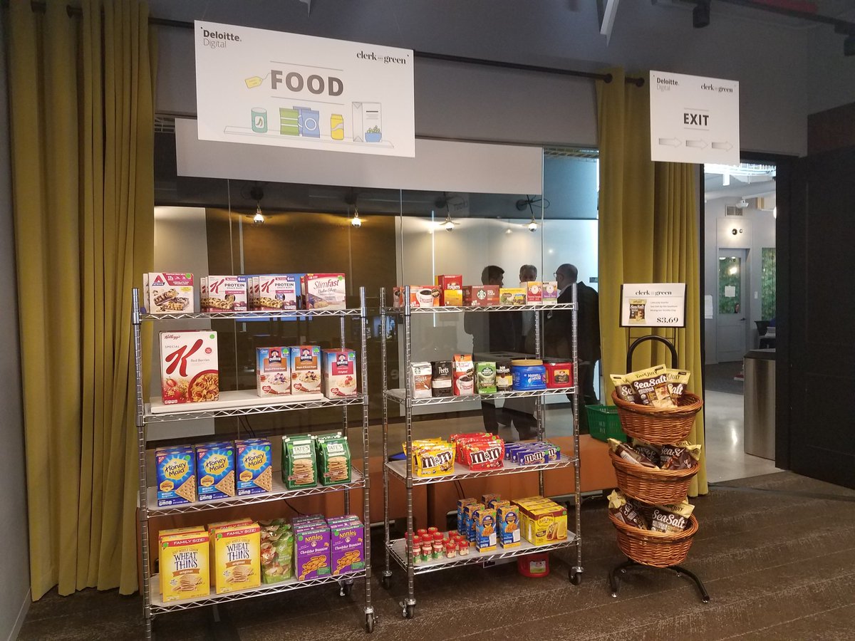 DeloitteDigital's tweet photo. Our Connected Store is open for business! We're showcasing the #futureofretail at #NRF2019 @salesforce @Apple https://t.co/3fZo1xnrYt