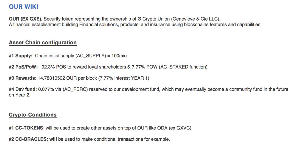 OCryptoUnion's tweet image. To our growing community &amp;amp; @KomodoPlatform support
OCU &amp;amp; its token #OUR is scheduled to migrate from #Ethereum to #komodo We are very excited to call #kmd Home. OUR on Komodo 1st of many to come 
medium.com/@OCryptoUnion/…

#kmdprotect51attack