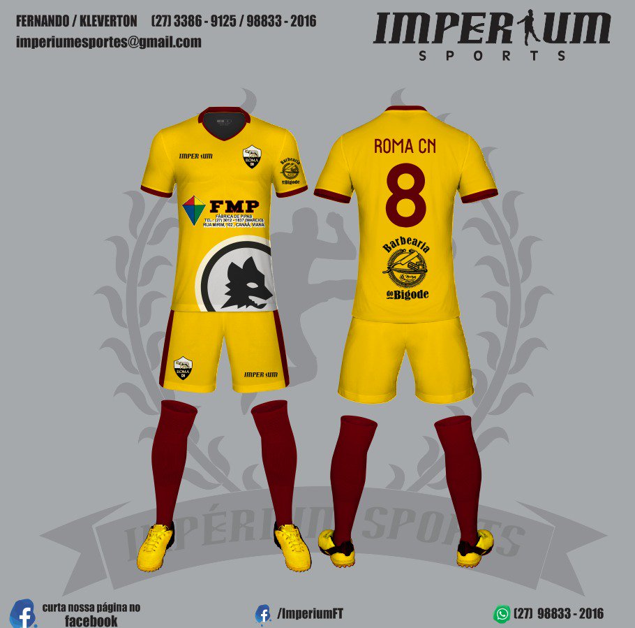 CnRoma's tweet photo. UNIFORME DO ROMA CN 2019 https://t.co/QRcr9m9FIm