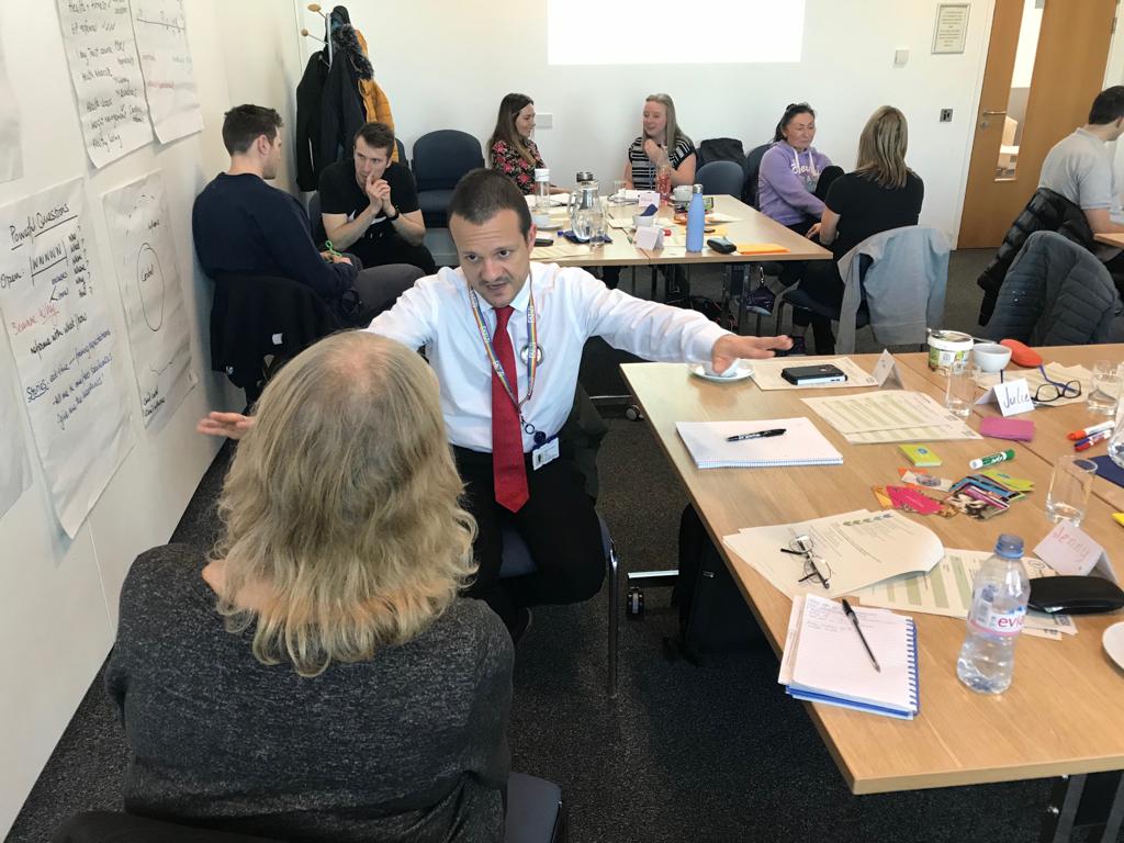 KayeBurnett15's tweet photo. What a great first day in @NorthumbriaNHS today delivering @HealthCoachingA health coach approach programme- it is incredible what can be achieved in a short timescale when with a great group of people with a forward thinking mindset #pcdemonstrator #healthcoach @Pers_Care https://t.co/xgyoGbYdh5