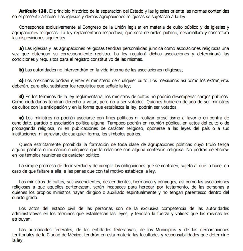 jesusnicolas's tweet photo. La #CartillaMoral, al hablar de religión, alma, conceptos de espíritu y materia, ser redactada desde el estado-gobierno, violenta a la propia Constitución. Incluso, en la libertad de culto está implícito la libertad de la no creencia. https://t.co/1iZ1GXMDmr