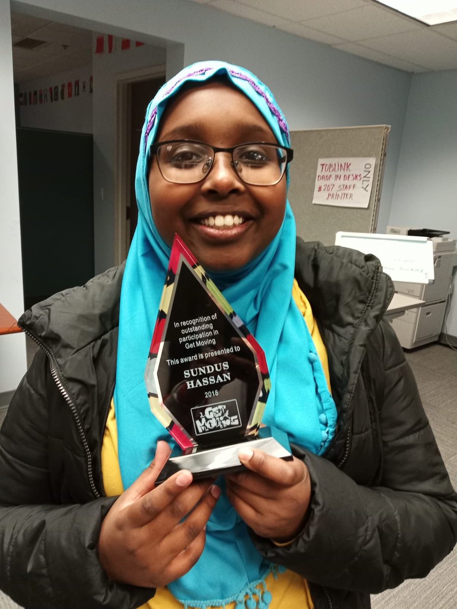FamilySomali's tweet photo. We’d like to congratulate Sundus and Anisa for outstandingly participating in this years Get Out Get Moving! https://t.co/h8afli1lSU