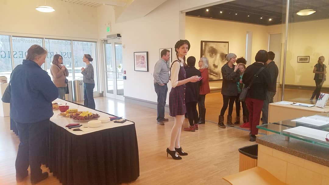 MAC_Pace's tweet image. Thank you to all of those who attended our cozy reception yesterday for the 2019 USI Art &amp;amp; Design Faculty Exhibition!