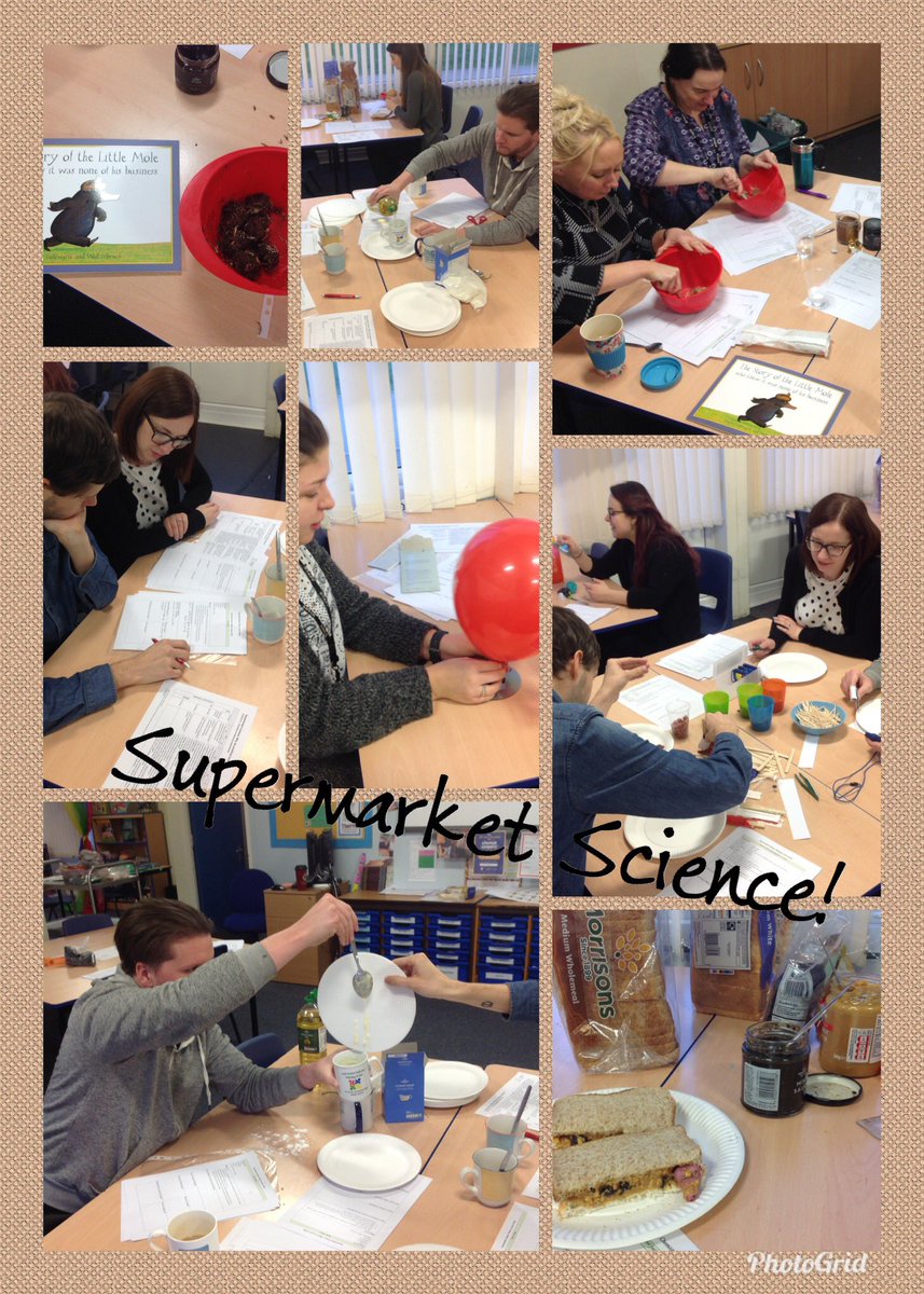 GooseacrePri's tweet photo. It's amazing what you can investigate with everyday items from the supermarket! We can't wait to share these experiments with the children. #CPD #supermarketscience #STEM @scienceastrea @astreaacademies https://t.co/q1zphSp9WE