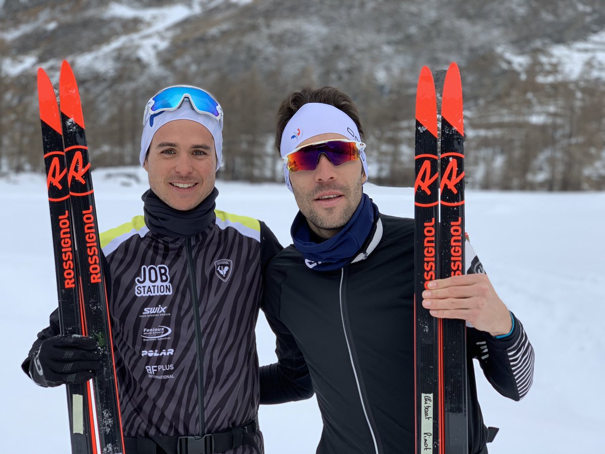 ThibautPinot's tweet photo. Week-end très sympa sur le marathon de Bessans (30eme) ⛷avec mon @Rudymolard et la @GelRossignol . Direction tenerife et le Teide 🌋 à partir de vendredi pour 18 jours avec mes acolytes de la montagne @GroupamaFDJ 🚵🏻‍♂️ @Lapierrebikes #giro #aokley https://t.co/wvyC0G8PPK