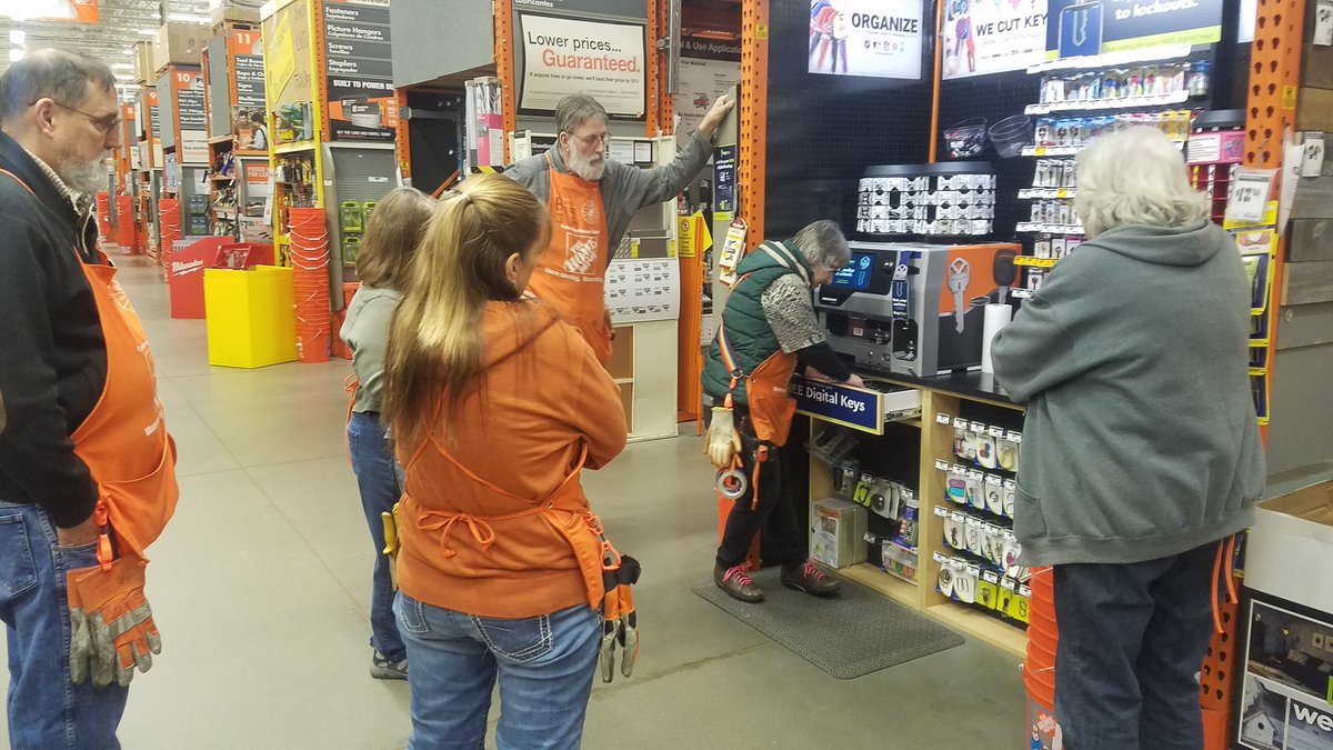 JOakleyTHD's tweet photo. Thank you Risa for the excellent #PK on #KeyHero this morning at the opening meeting!! Never get locked out again! π @tanner34imler @THDTHEHODGE @DanielMooreTHD https://t.co/R3FEZC6MTu