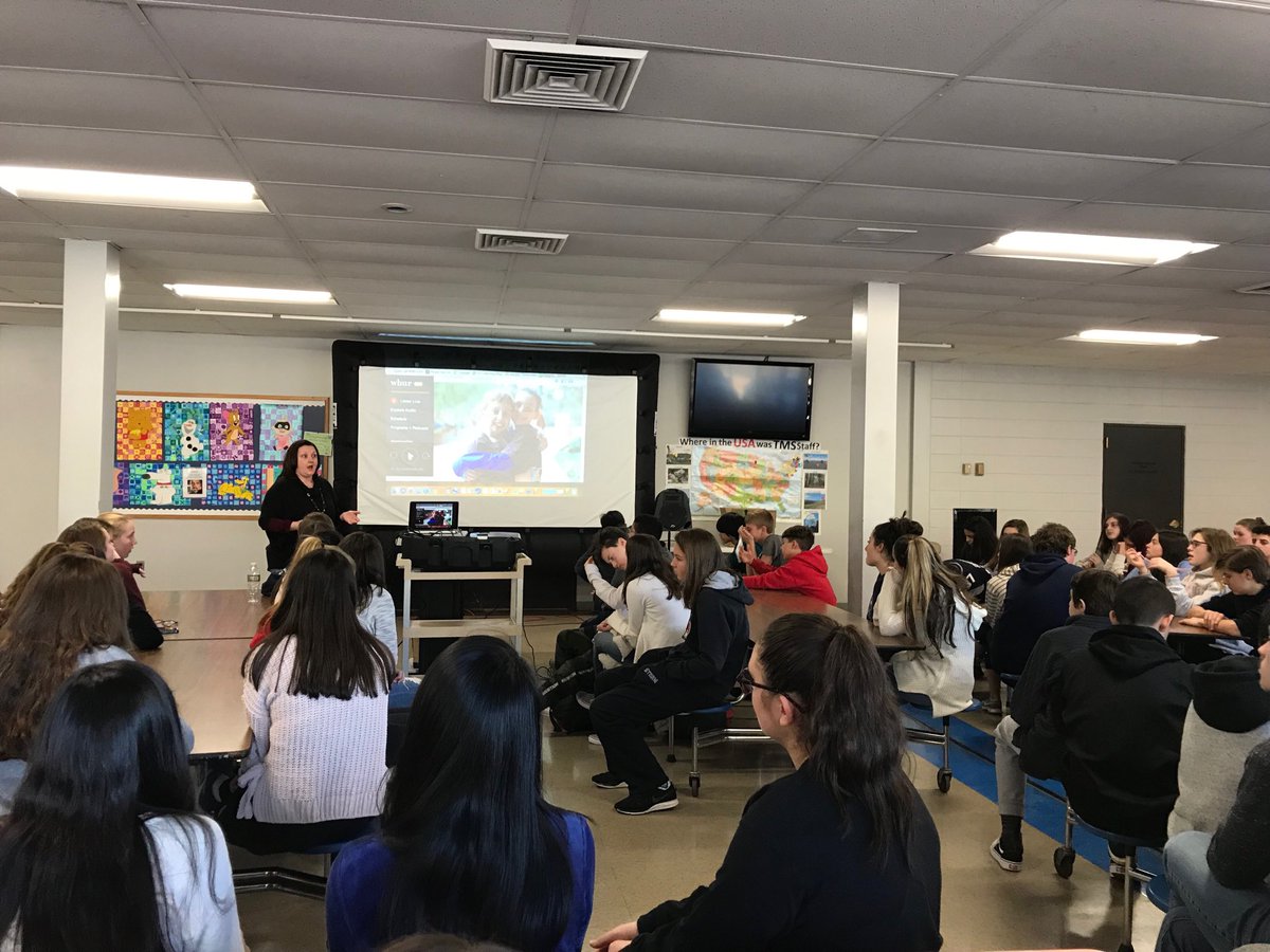 TMS 8th graders learning about podcasting to prepare for the ⁦<a href="/NPR/">NPR</a>⁩ Student Podcast Challenge #tpsprepares #studentvoice #podcast