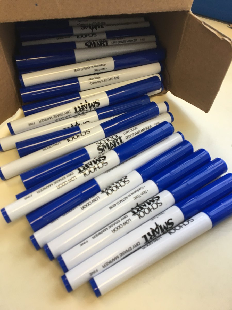You get a marker and you get a marker... Thanks <a href="/DDEGambino/">Lori Gambino</a> #whiteboardwork #showyourthinking