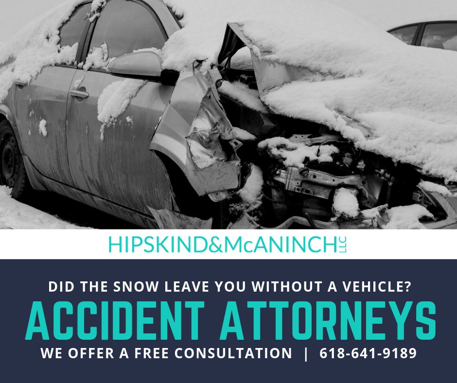 HMattorneys's tweet photo. Did you get into an accident over the weekend?  Injured?  Without a vehicle?  We can help!  We'll come to you or Uber you to us!

Establishing who is at fault when snow is involved can be tricky. Call TODAY at 618-641-9189 for a FREE consultation. https://t.co/DWm1OfsiYx