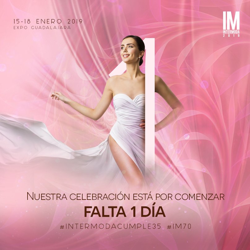 Intermoda's tweet photo. Te queremos ver mañana en #Intermoda70 ¡Ven y celebremos juntos el aniversario 35 de esta gran exposición!
Pre-registro en: https://t.co/bBiAMqGcTY https://t.co/9VDSTTPHcX