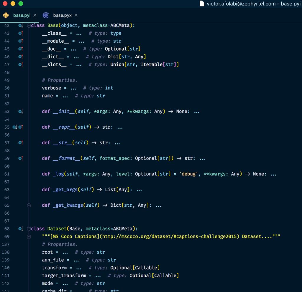 victor_iyi's tweet image. #PythonProTips: Always have a stubs file (.pyi) for your Python modules, especially when written in C/C++.
#protips