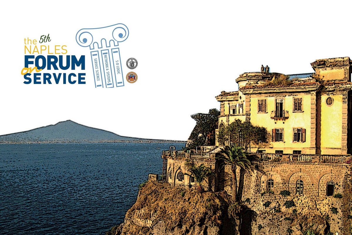 The next Naples Forum on Service will be held in Ischia from 4 to 7 June 2019. New Deadline: 19th Jan 2019. 
For the Call for paper go here bit.ly/2Q2KIsd