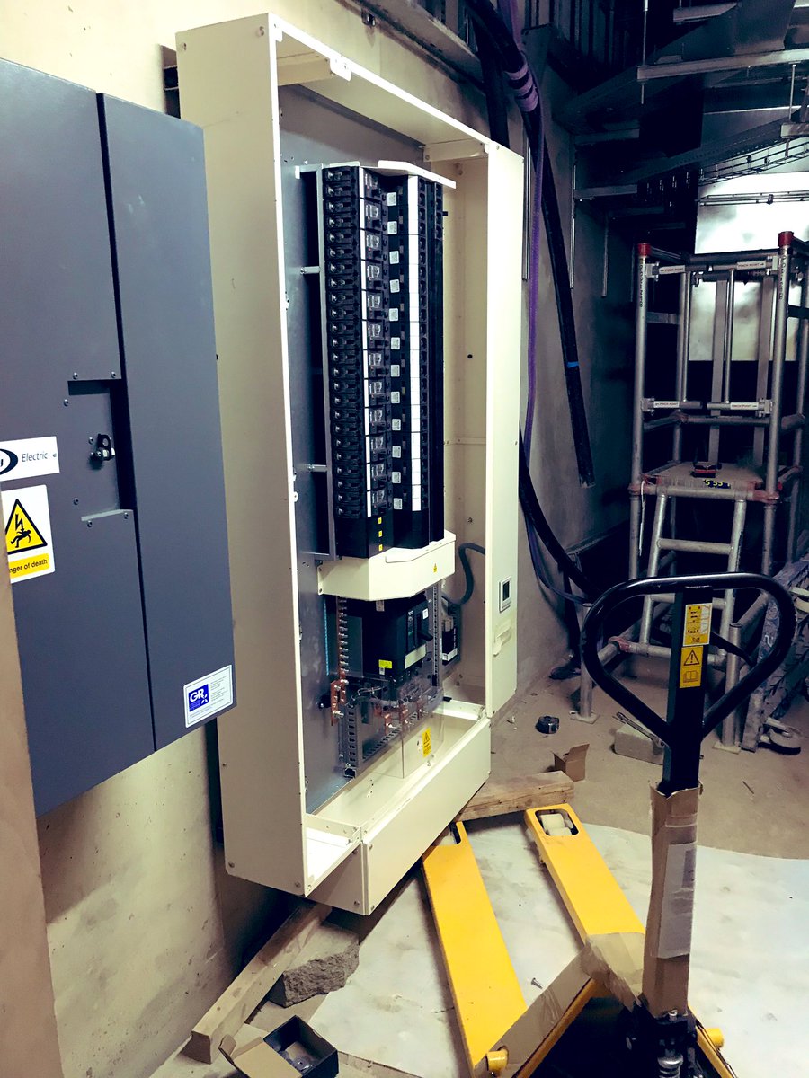 One heavy panel mounted#