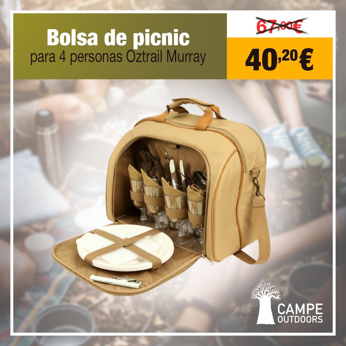 ➡ Bolsa de #picnic para 4 personas #Oztrail Murray. Hasta el 31 de enero consigue todos los #productos de #Oztrail con un 20% de #REBAJAS en nuestra web, recuerda que para ello debes usar el código #SALES  ✨👀

bit.ly/bolsa_picnic_O…