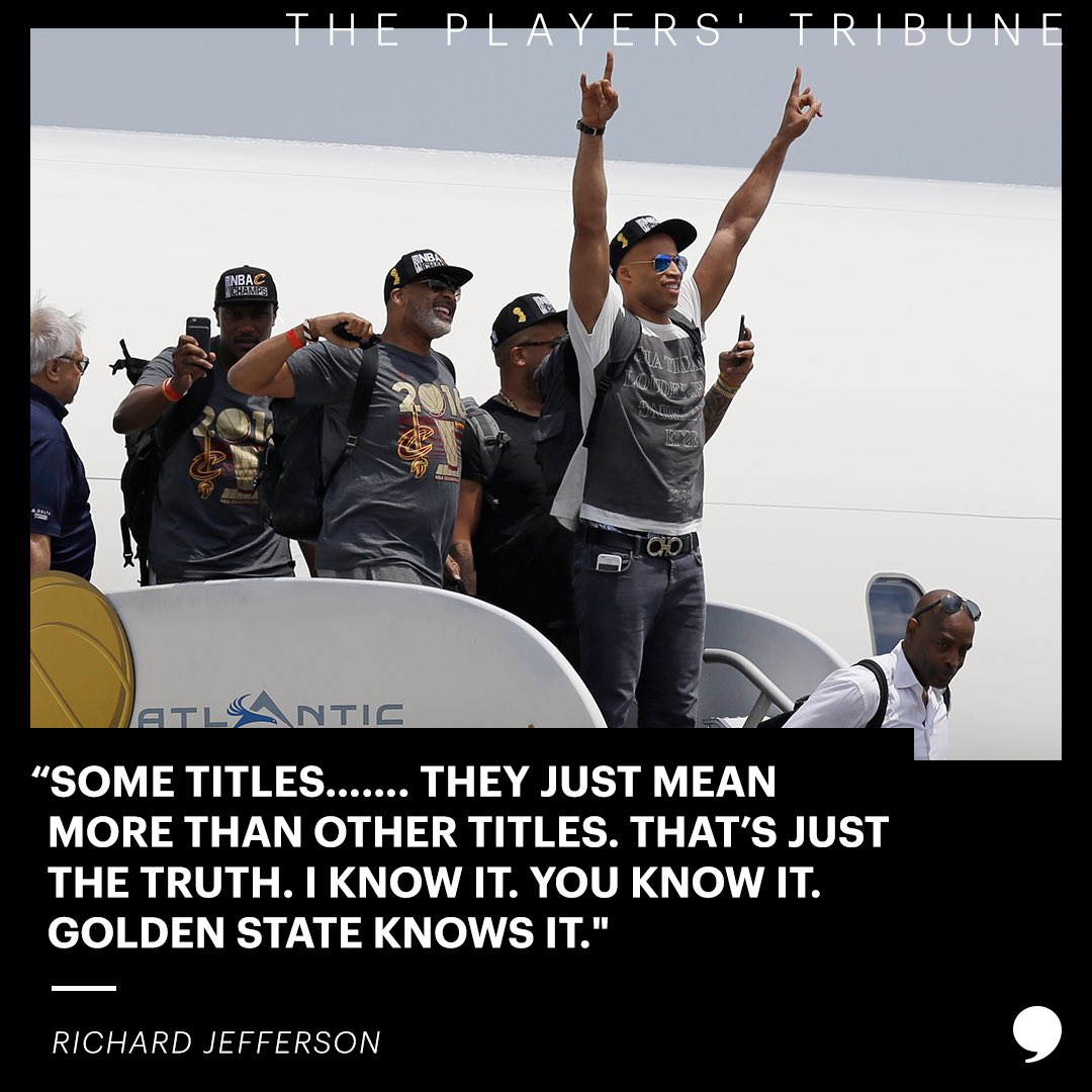 “100 years from now, people will still be talking about the 2016 Finals.”
📝: playerstribu.ne/2VSFK5M