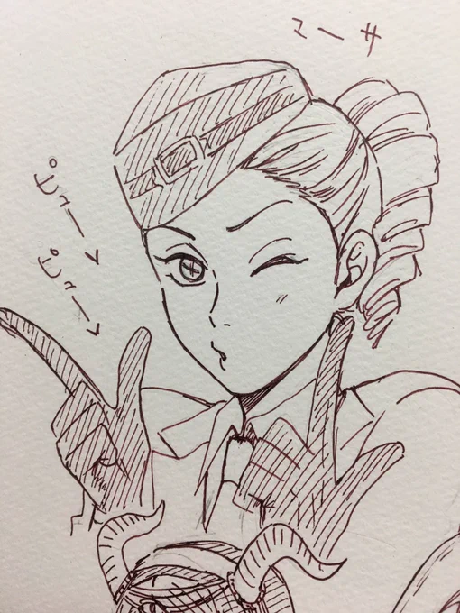 女性陣も描いてみた 