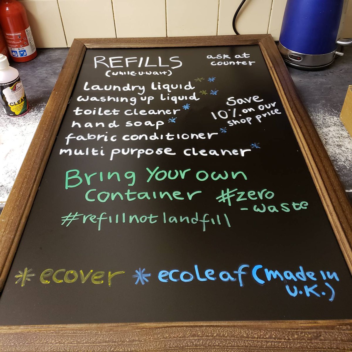 thehoneytree.org

DId you know we refill cleaning products while you wait- bring in your old containers and save a little cash at the same time. 

#refillnotlandfill