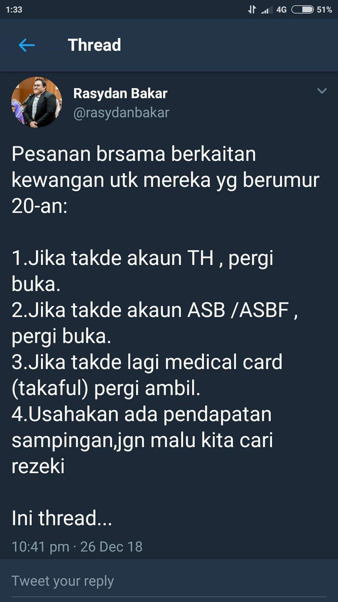 aaizatnizam's tweet photo. Untuk korang yg berumur 20 an baca ni! 💪💪 https://t.co/49N32r7n2Z