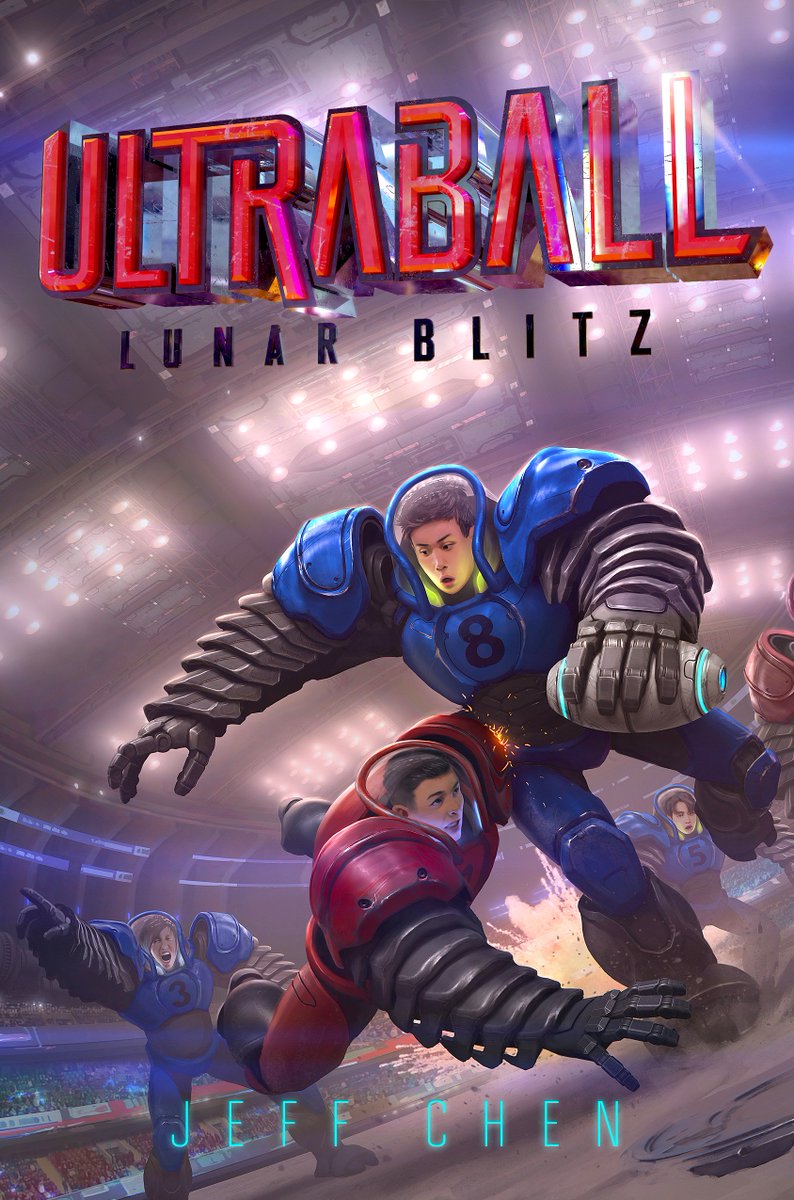 Kids playing football. On the moon. In mech armor! 

ULTRABALL: LUNAR BLITZ, out tomorrow (HarperCollins)!

Retweet for a chance to win an Ultrabot suit (or a copy of the book). 

Buy a copy! Why not 100 while you’re at it?

amzn.to/2SVKCFk