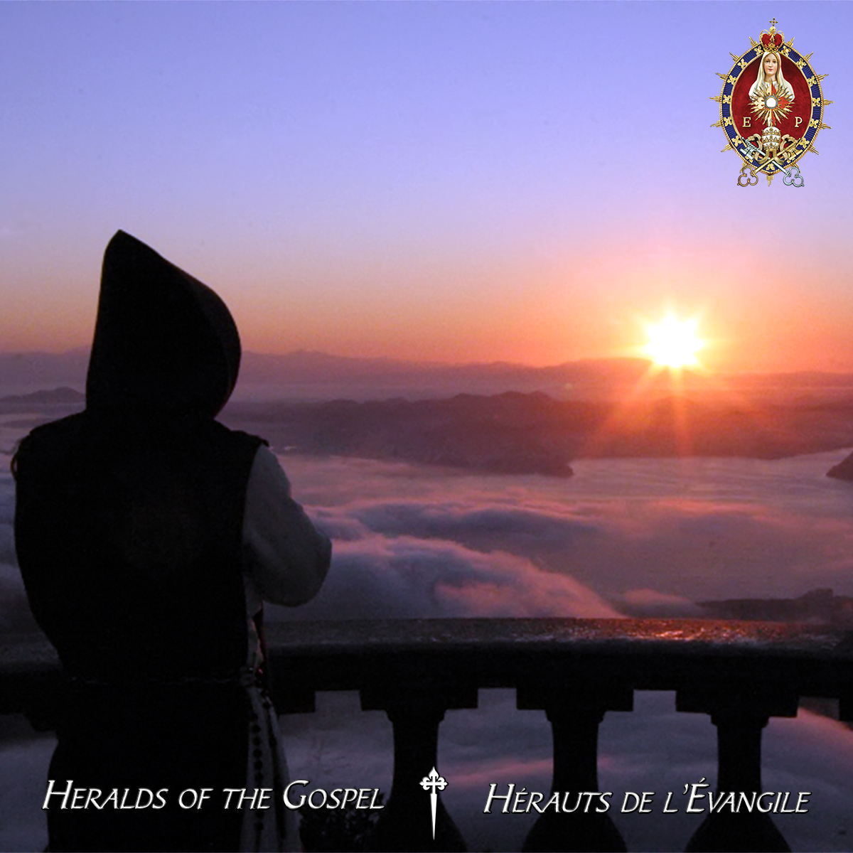 herauts's tweet image. Du levant au couchant du soleil, loué soit le nom du Seigneur! (Psaume 112, 3) #herauts #psaume #catholique #bible