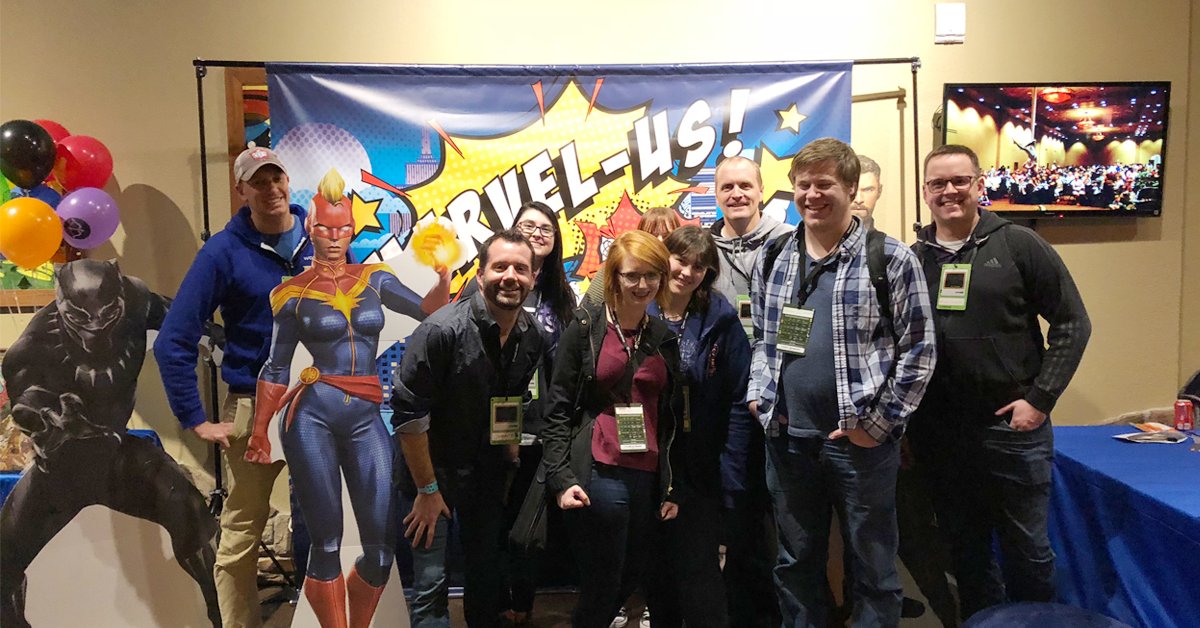 CQL's tweet image. Our developers traveled to Sandusky, Ohio to attend the @CodeMash conference this past weekend. They had a blast listening to the speakers, learning about the latest #technology trends and rallying the team for a game of laser tag. #CodeMash2019 did not disappoint!