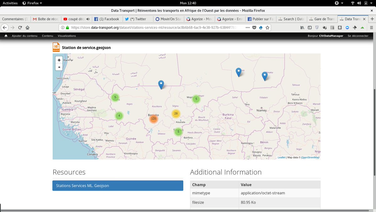 DataTransport1's tweet photo. Nouvelle interface de @DataTransport1, le portail de donnée   communautaire ouvert dédié aux #transports et #Mobilité en #Afrique de   l'ouest.
+de Contenu
+plus de donnée
Publier, Visualiser et Télécharger librement
https://t.co/qGRZ70JFLI
#Mapping #OpenData #DataViz #GTFS https://t.co/nSO1xRTGbW