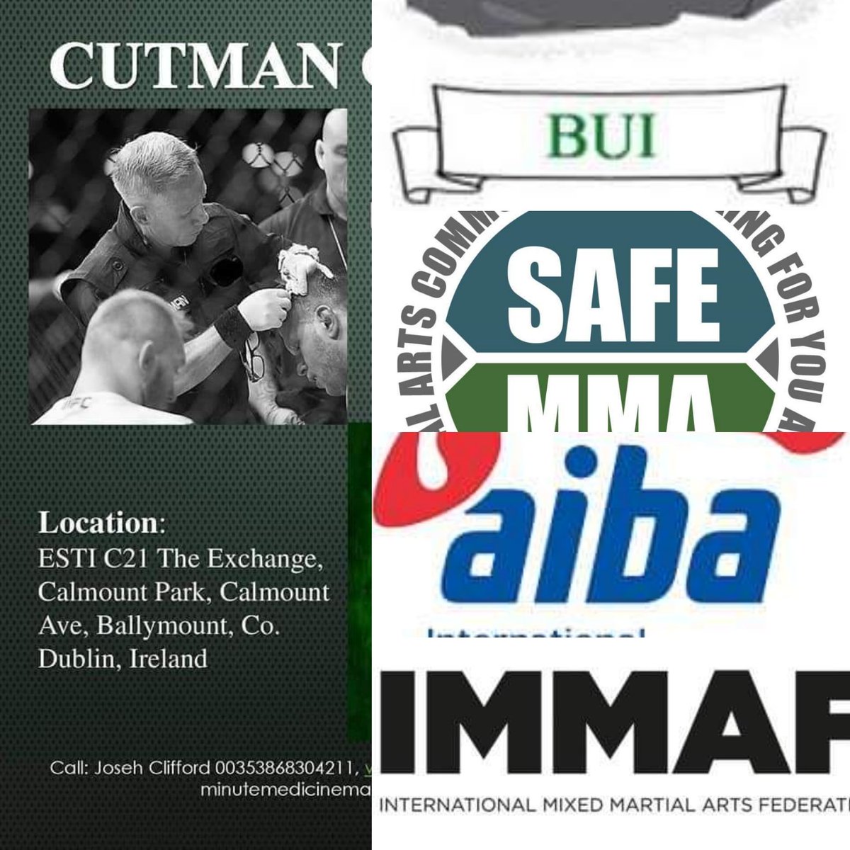 irishcutman's tweet photo. INTERNATIONAL #CUTMAN CERTIFICATION
Dublin 27th of January - Cost €125 - 3 Seats Remain
#CutmanCourse has been in Circulation since 2009 and has worked tirelessly to educate over 1200+ participants on corner care to date and to rid the illegal use of dangerous drugs adrenaline https://t.co/wperigT3V3