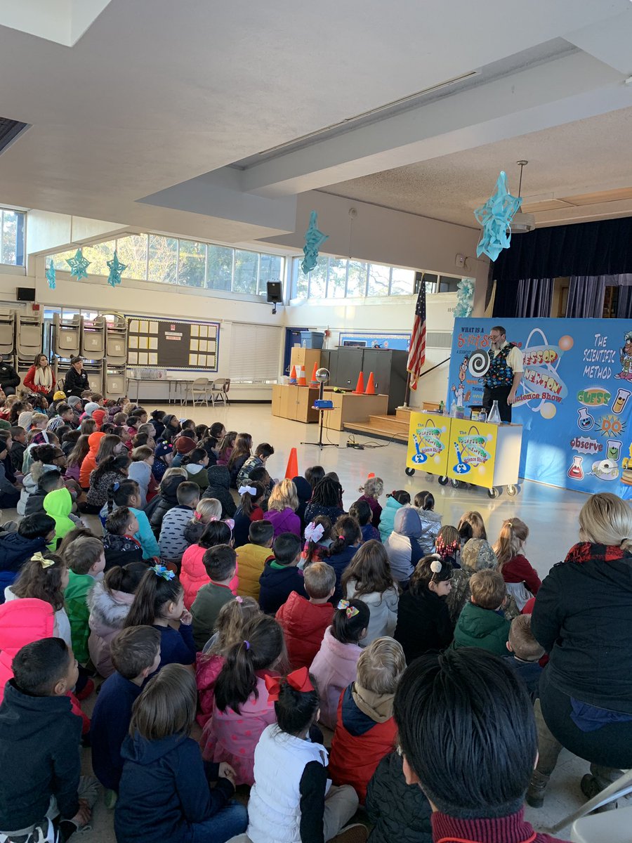 DurhamES's tweet photo. PK-1st graders excited to see Professor Newton do some Science Experiments! #STEAMWEEK @HISDSupe  @Drjlarredondo  @Jason_Bernal1  @Santos4hisd https://t.co/VVgFnZcLDp