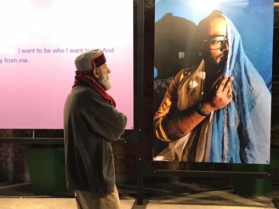 PyaarFaraz's tweet photo. #Delhi, go &amp; watch the fabulous exhibition by Suno Labs — ‘Both Sides of the Veil’ at India Habitat Centre, exploring Indian queer individuals &amp; our intimate stories about life, love, longing &amp; beyond #Section377. #LGBT #LGBTQ #LGBTQIA #Queer #MakeItQueer #LoveWins #LoveisLove https://t.co/Ditk27CrKj